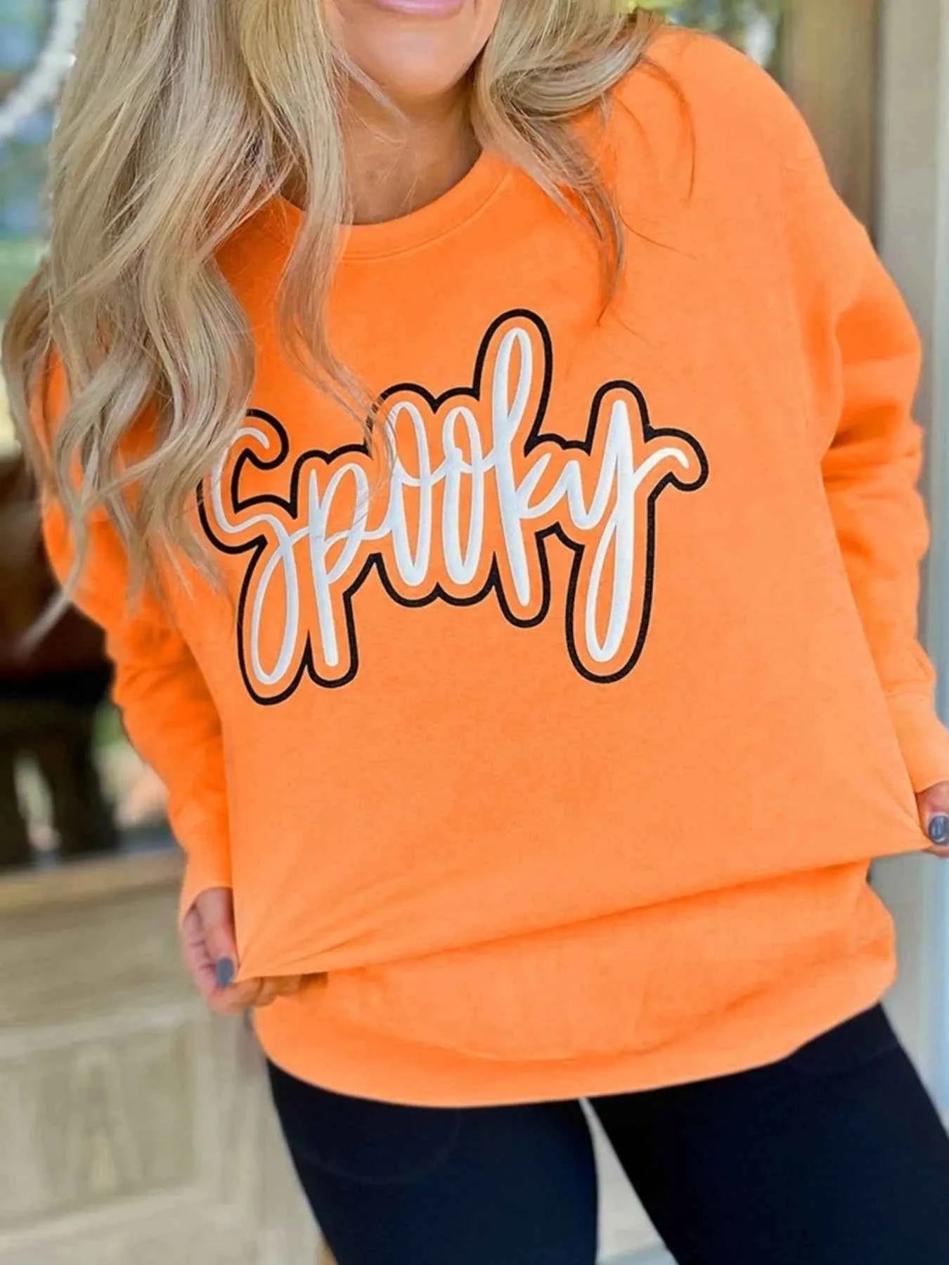 Spooky Round Neck Long Sleeve Sweatshirt 4d2c0fb0-60f1-40cc-96bb-d8d9c8575954-Max-Origin