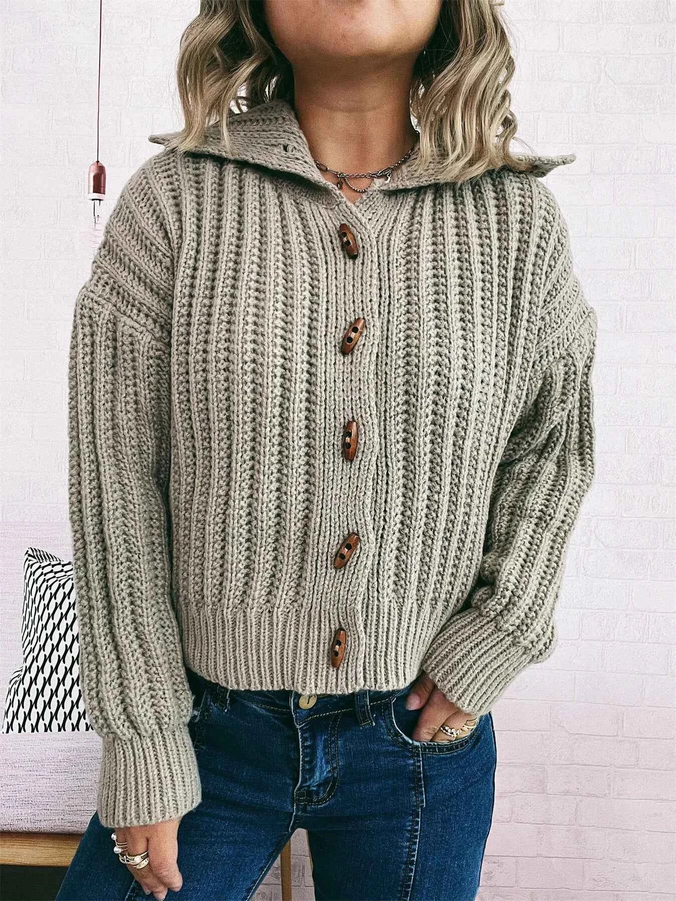 Button Up Long Sleeve Cardigan 4d352e432bfc47b99c9a19f752c20e6f-Max-Origin