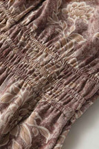 Floral Smocked High Waist Long Sleeve Dress 4d4465ef-5e25-44e6-9141-acbb24ca65b8