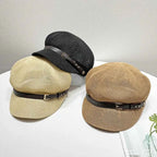 Straw Woven Buckle Hat 4d4b8a1e-2bb6-4569-a927-247917358f11-Max