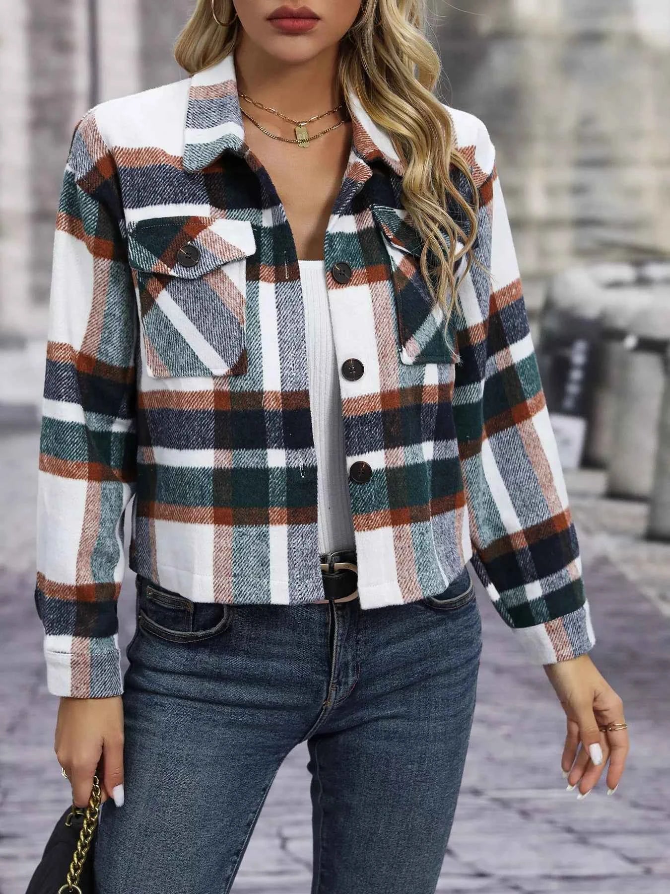 Plaid Oversized Button-Up Cropped Jacket 4d6996ea-eeea-447f-a724-771375b0b74e-Max-Origin