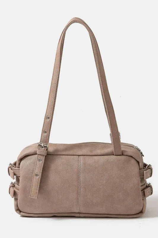 Fame Multi Grommet Belt Strap Rustic Rectangular Hand Bag KA One Size 4da560da-cde7-43bb-914e-f26bb31a8be0-Max-Origin
