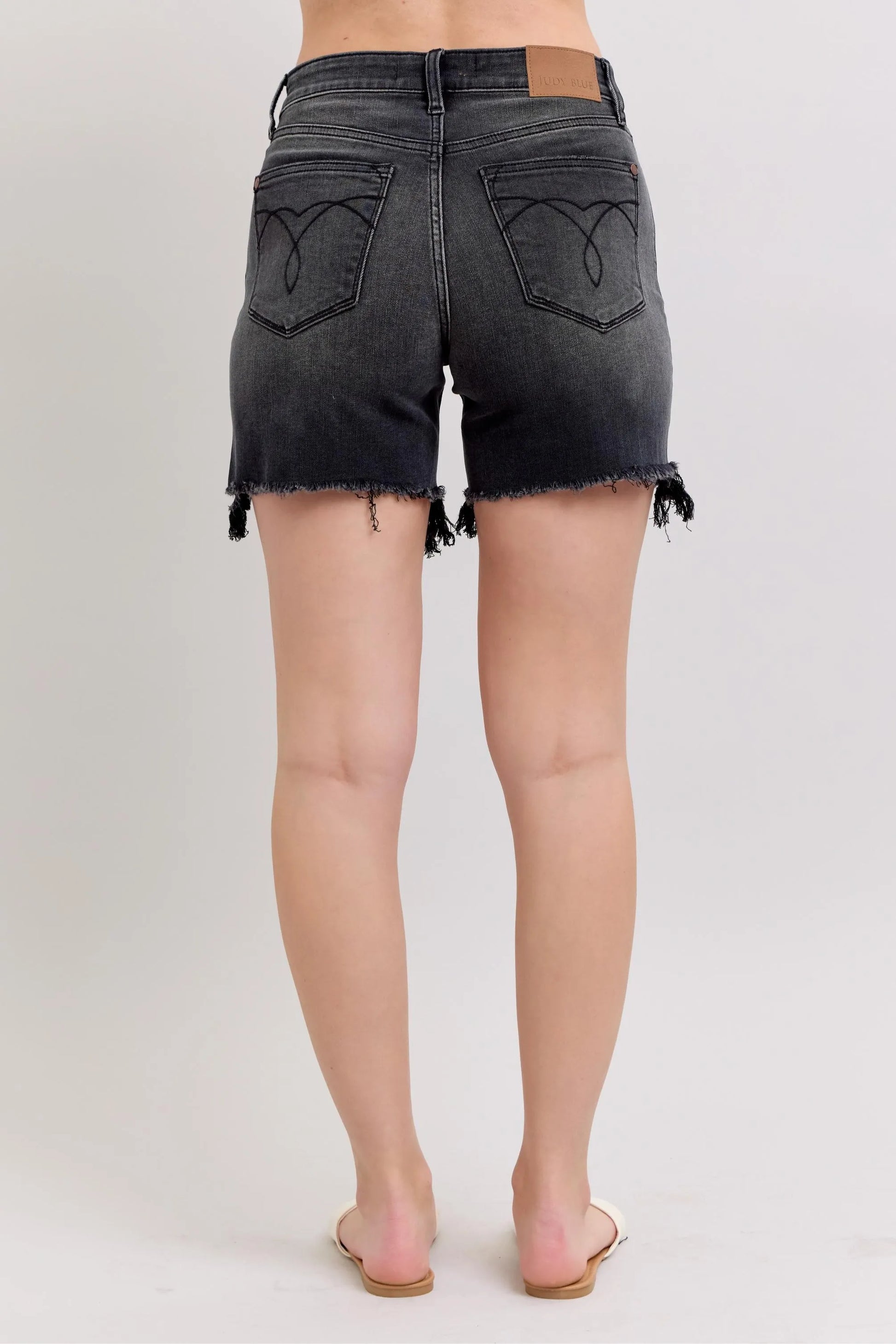 Judy Blue Full Size Long Cut Off 2 Button Dad Denim Shorts Plus Size 4db8761d966744cea067fa3c3d999c8b-Max-Origin