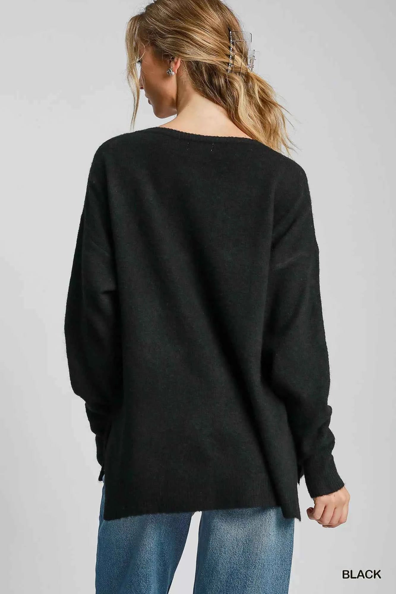 Umgee Wool Blended Pullover Sweater 4dbb3e1d-1569-4d6b-914e-22593be0321e-Max-Origin