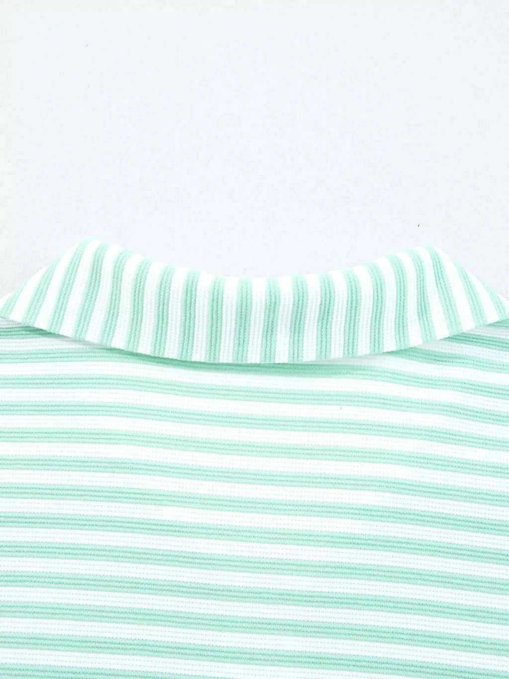 Stripe Quarter Zip Collar Long Sleeve Top 4dc24d8c51b24fd6a7796d0d0ee56e05-Max-Origin