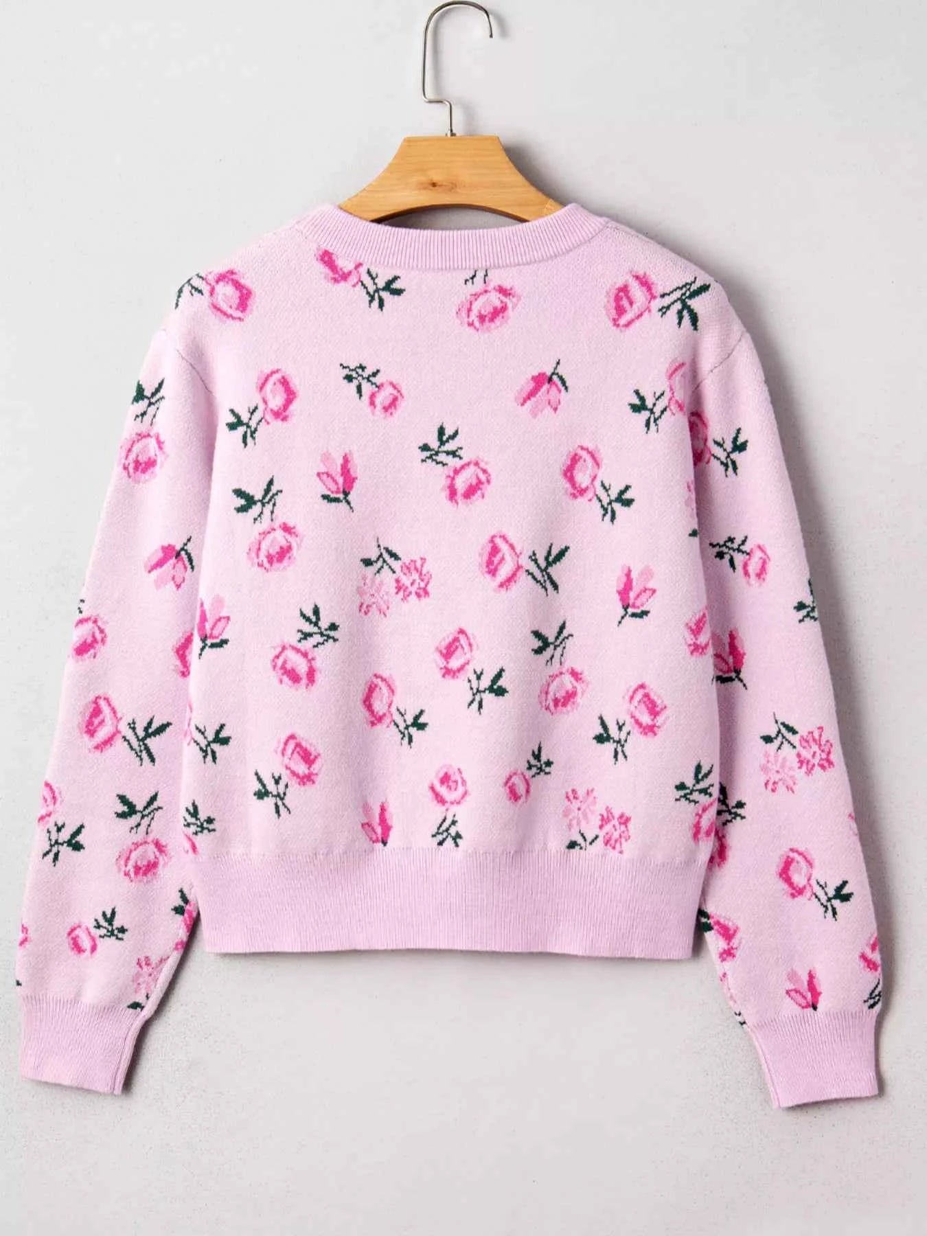 Floral Drop Shoulder Cropped Sweater 4dd47f0634e14199998de07df98adb78-Max-Origin