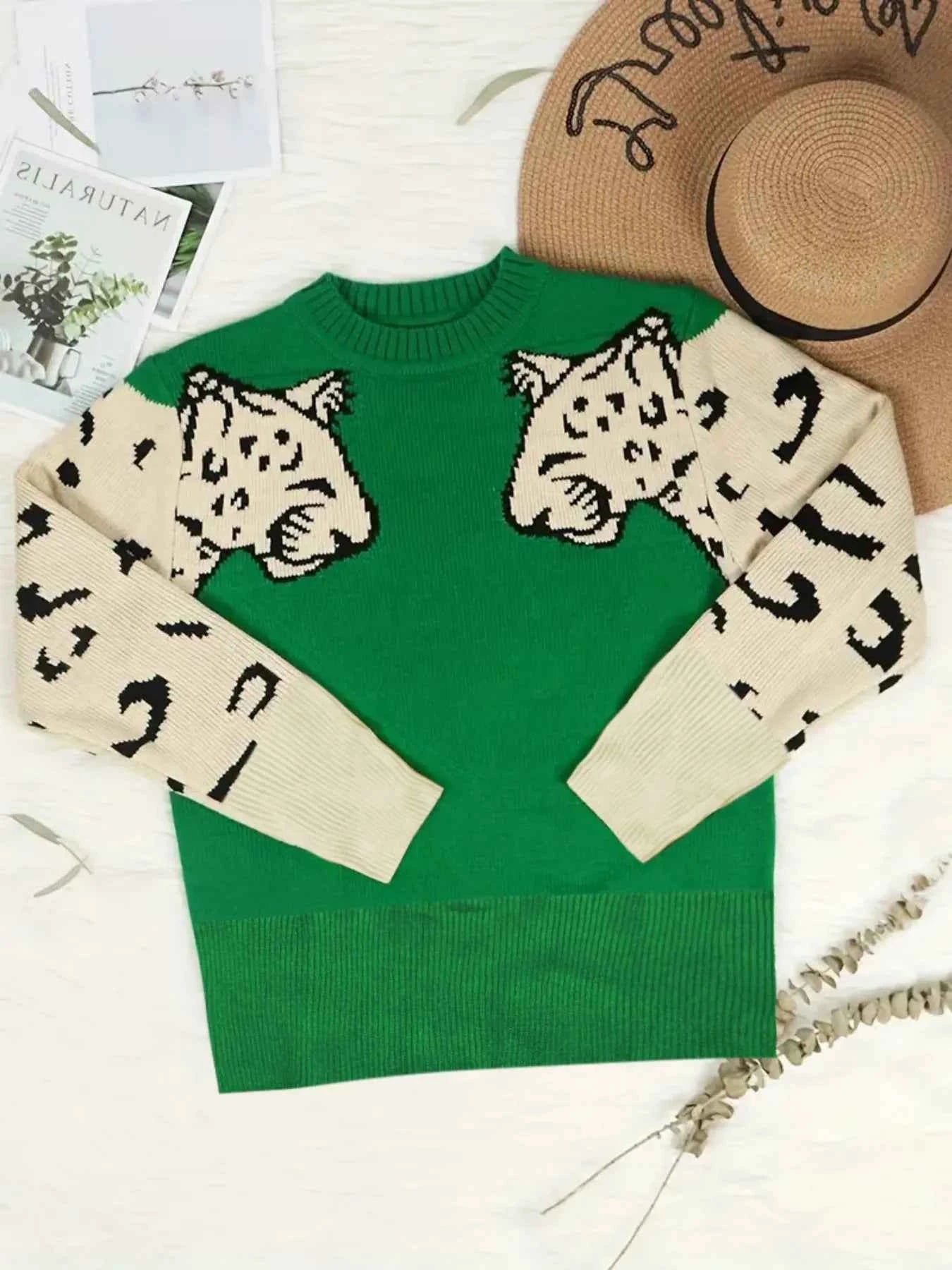 Leopard Round Neck Sweater 4de275f5-1196-4145-99ab-bcc126adfa43-Max-Origin