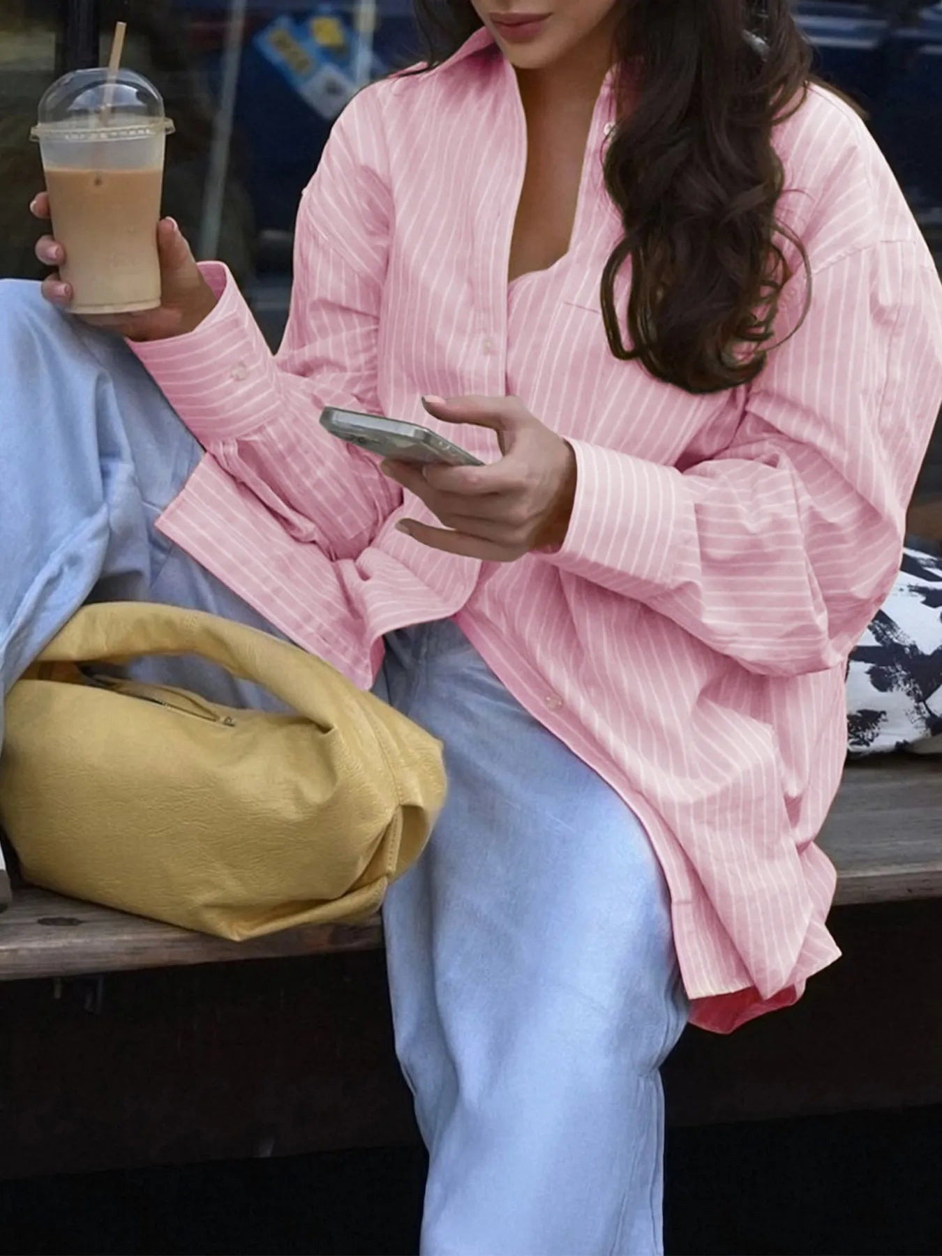Oversized Striped Button-Down Shirt 4deb44e0-d91f-4255-8cd5-6c6a535214a3-Max-Origin