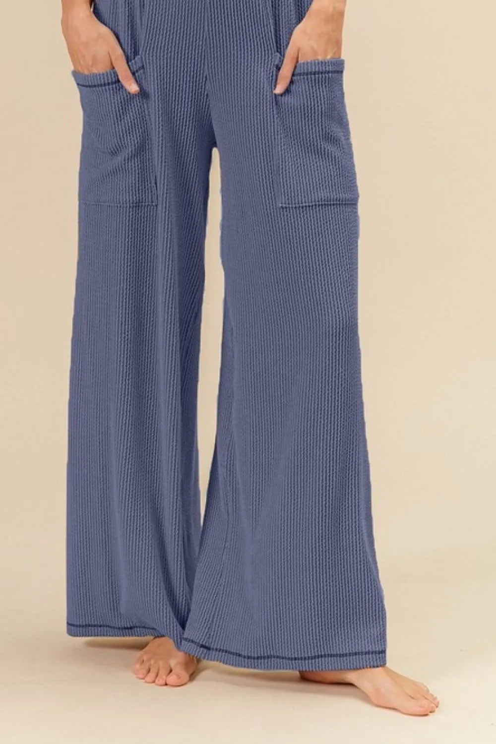 BiBi 2tone Cord Rib Waist Band Side Pocket Pants 4e10967b-787a-4832-a492-9f53bbbc08a8-Max-Origin