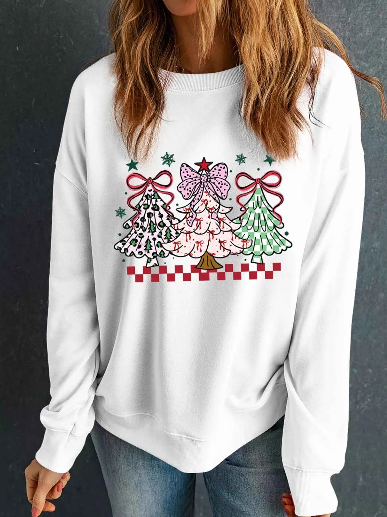 Christmas Tree Graphic Customized Holiday Sweatshirt 4e2499200f0642a08624545c557ce7d4-Max-Origin
