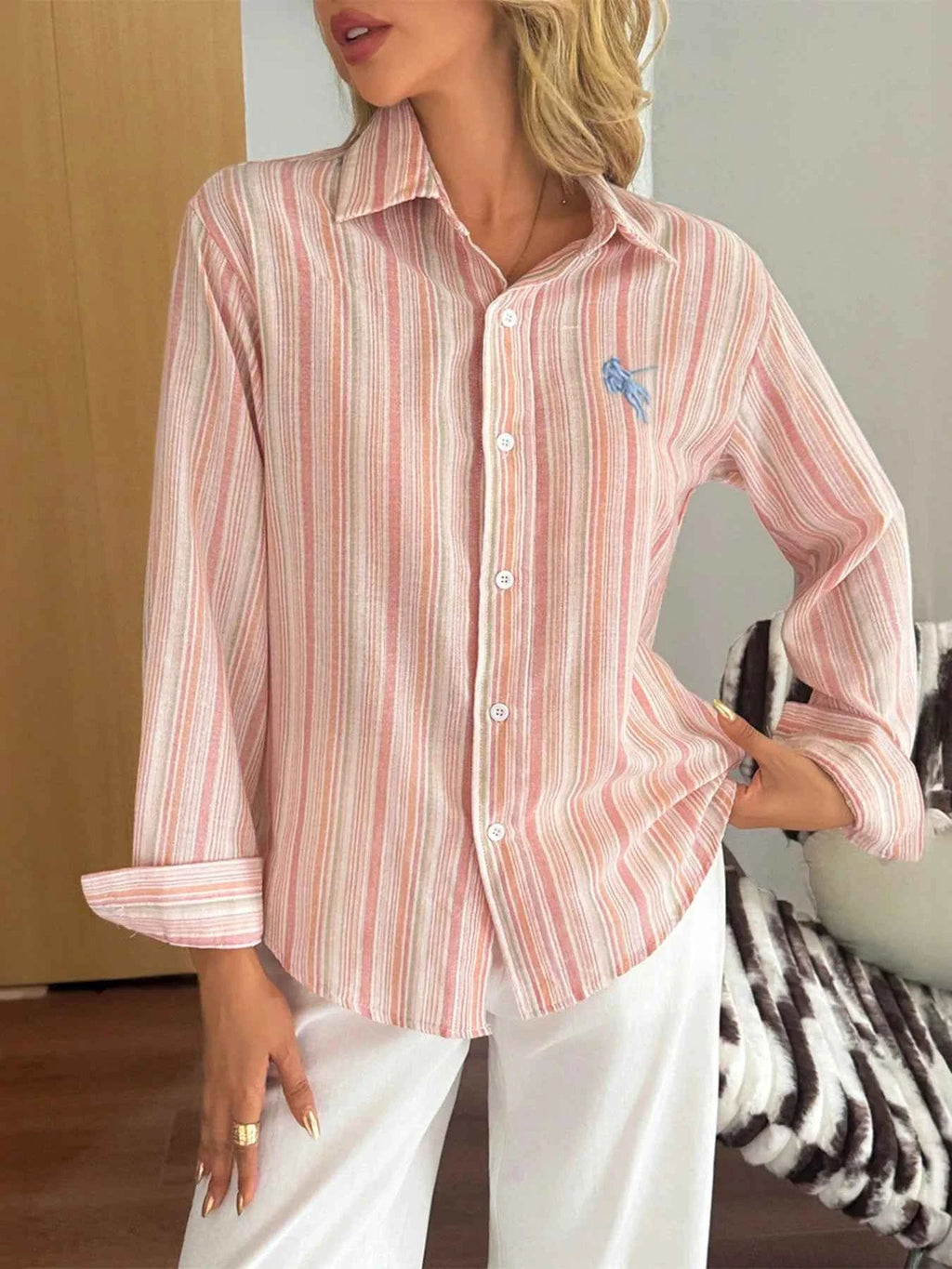 Striped Button Up Long Sleeve Shirt 4e527fe333844175b3c5ee5ceb3c73d7-Max-Origin