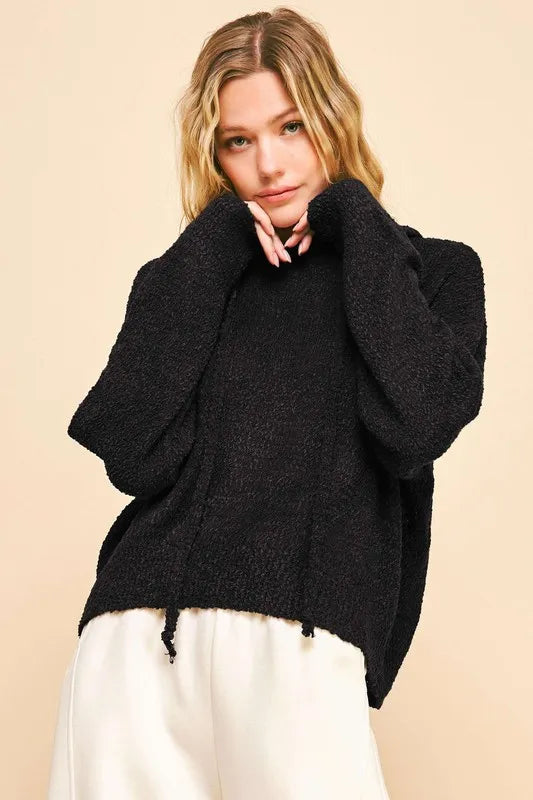 Drop Shoulder Long Sleeve Hooded Sweater 4e89e338-5fec-4917-b0ed-5a588bd3ef45-Max