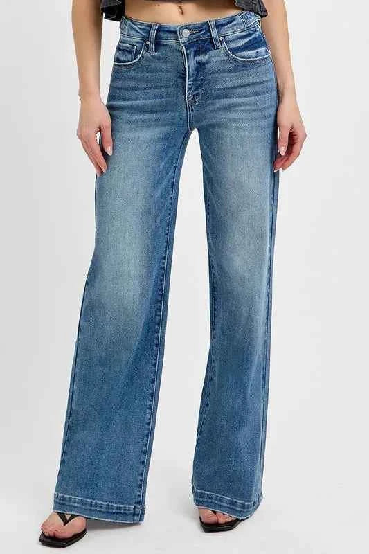 RISEN Full Size Tummy Control High Rise Wide Adjustable Waist Band Jeans Plus Size 4e965b3e-311d-48fe-a3bf-e0e08b724c93-Max-Origin