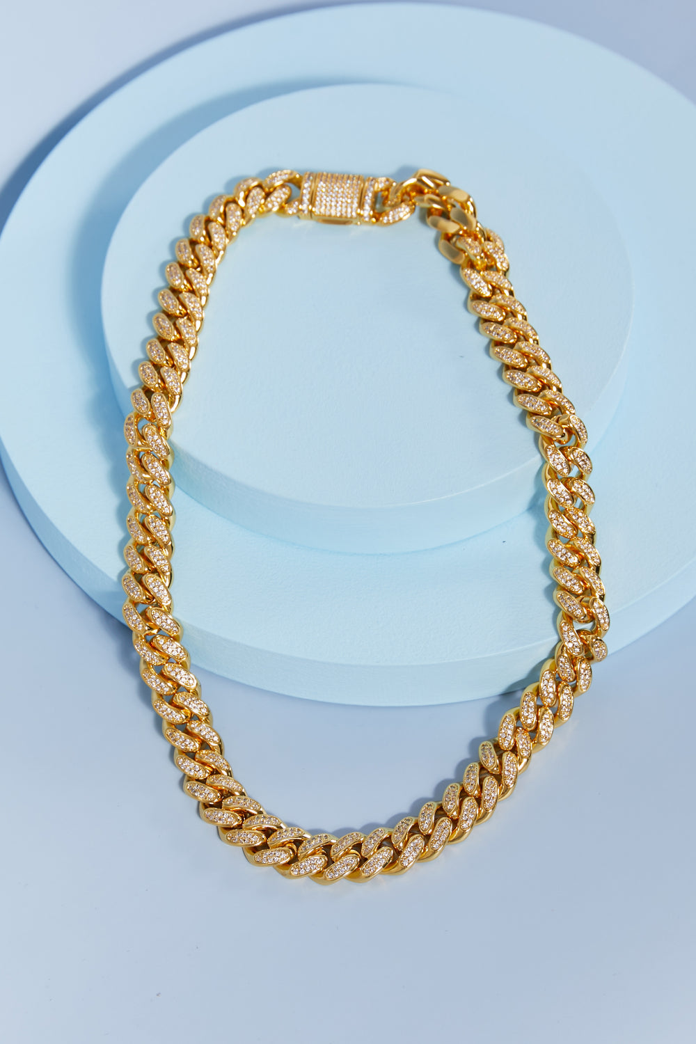 Brass Curb Chain Necklace 4e9f215335274eef80874a5d09b2a27d-Max