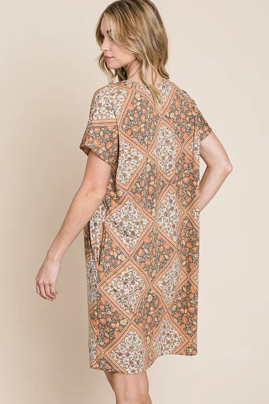 BOMBOM Multicolored Leaves Jacquard Dress 4ee8fb0fa5f347bf9fe626d29ad324d8-Max-Origin