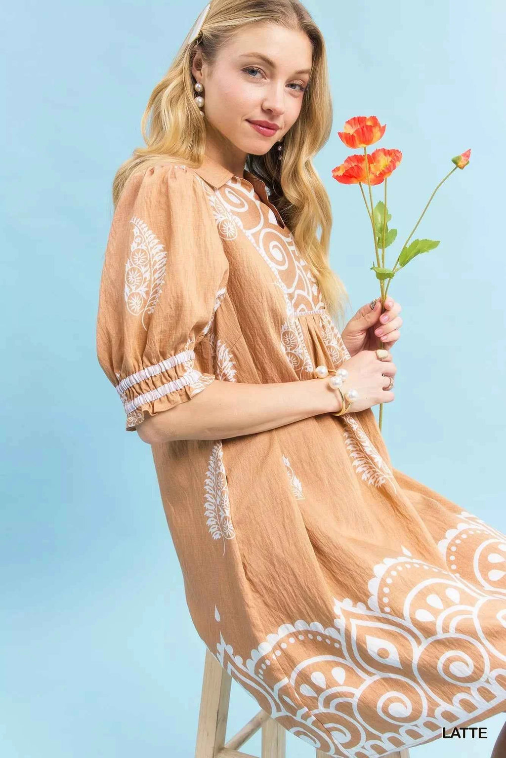 Umgee Paisley Mandala Print Babydoll Dress 4ef0cb30-6614-4bb3-b985-2d5573922e91-Max-Origin