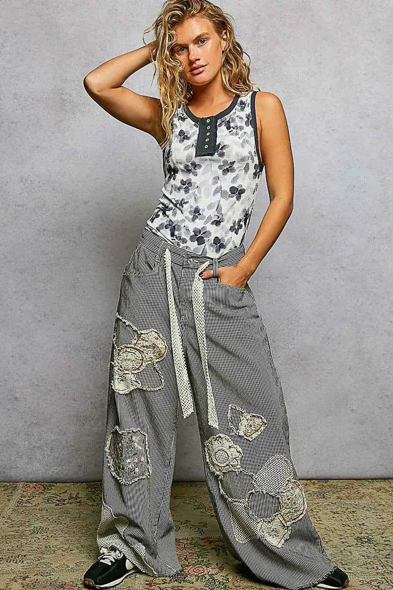 POL Floral Round Neck Cropped Ribbed Tank 4f4db616-5a2a-4a53-83d8-6e75fbc19ba3-Max-Origin
