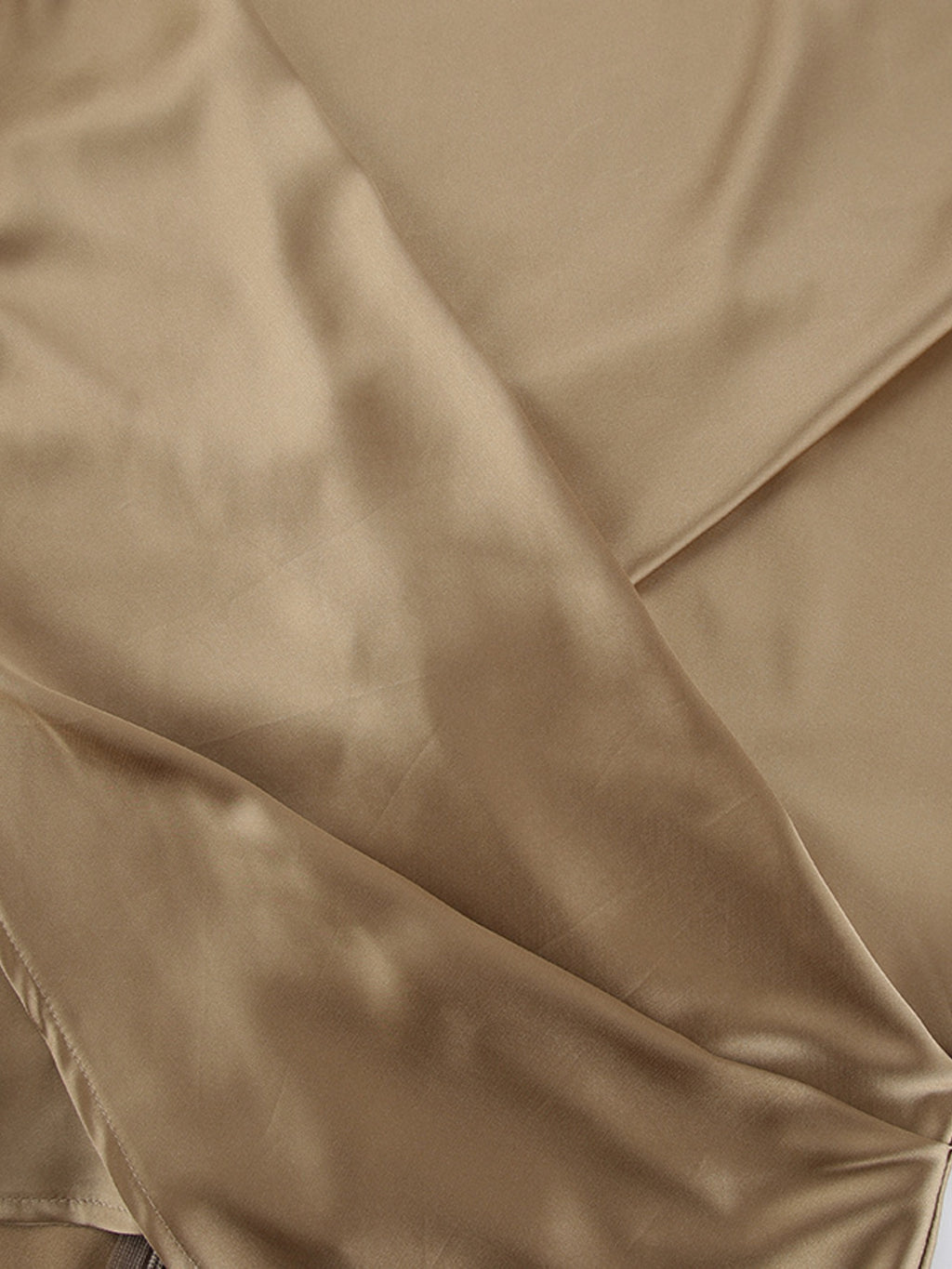 Ruched Long Sleeve Satin Blouse 4f608581975d4200b8eac114f1bfda6a-Max