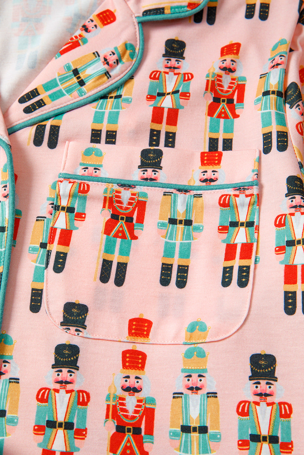 Pink Christmas Nutcracker Long Sleeve Shirt Shorts Pajama Set 4f68177d70f1c391