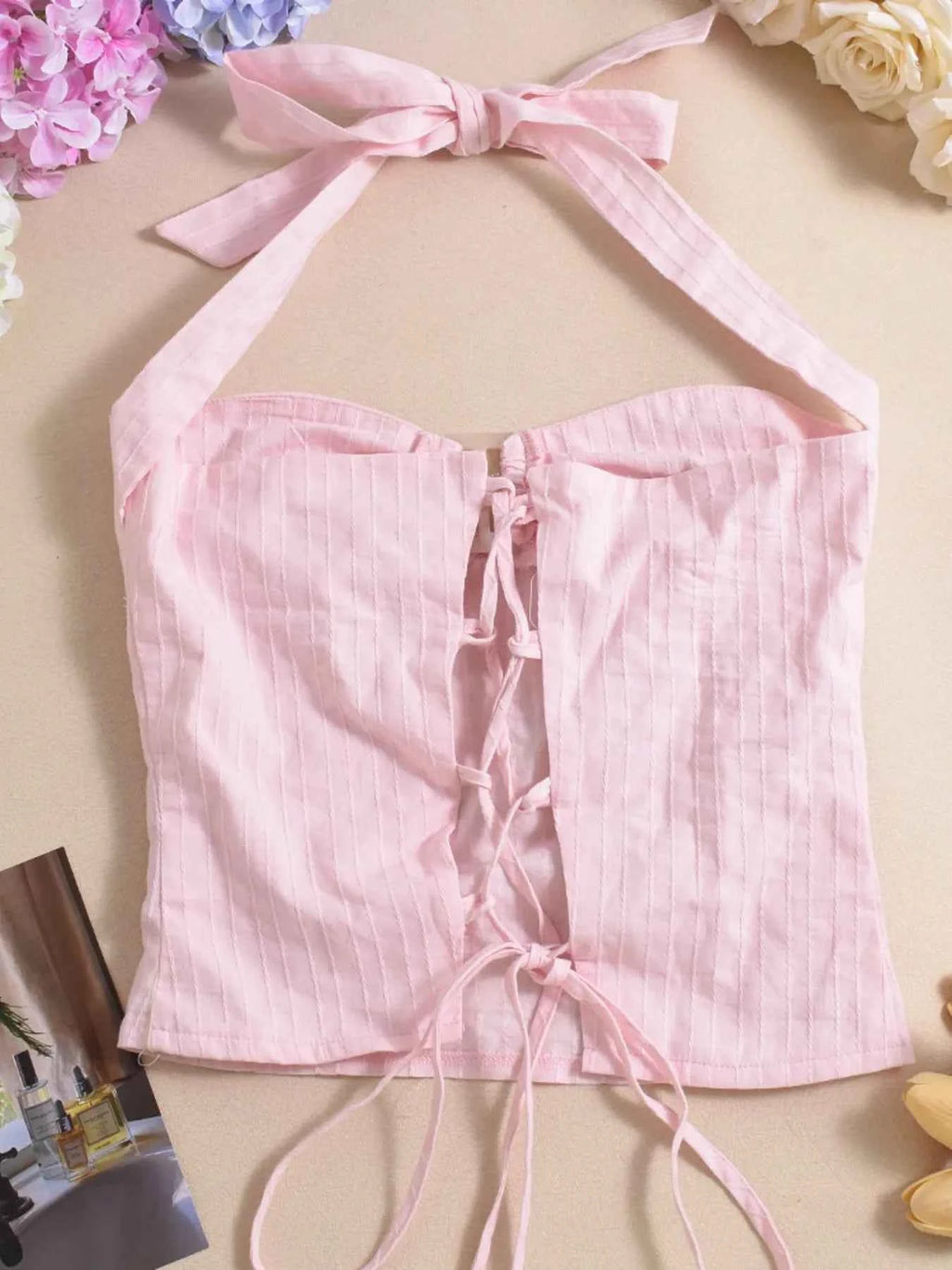 Halter Neck Cami Top 4f6f7e6beb8c499a8fbe1bee4b73ec0e-Max-Origin