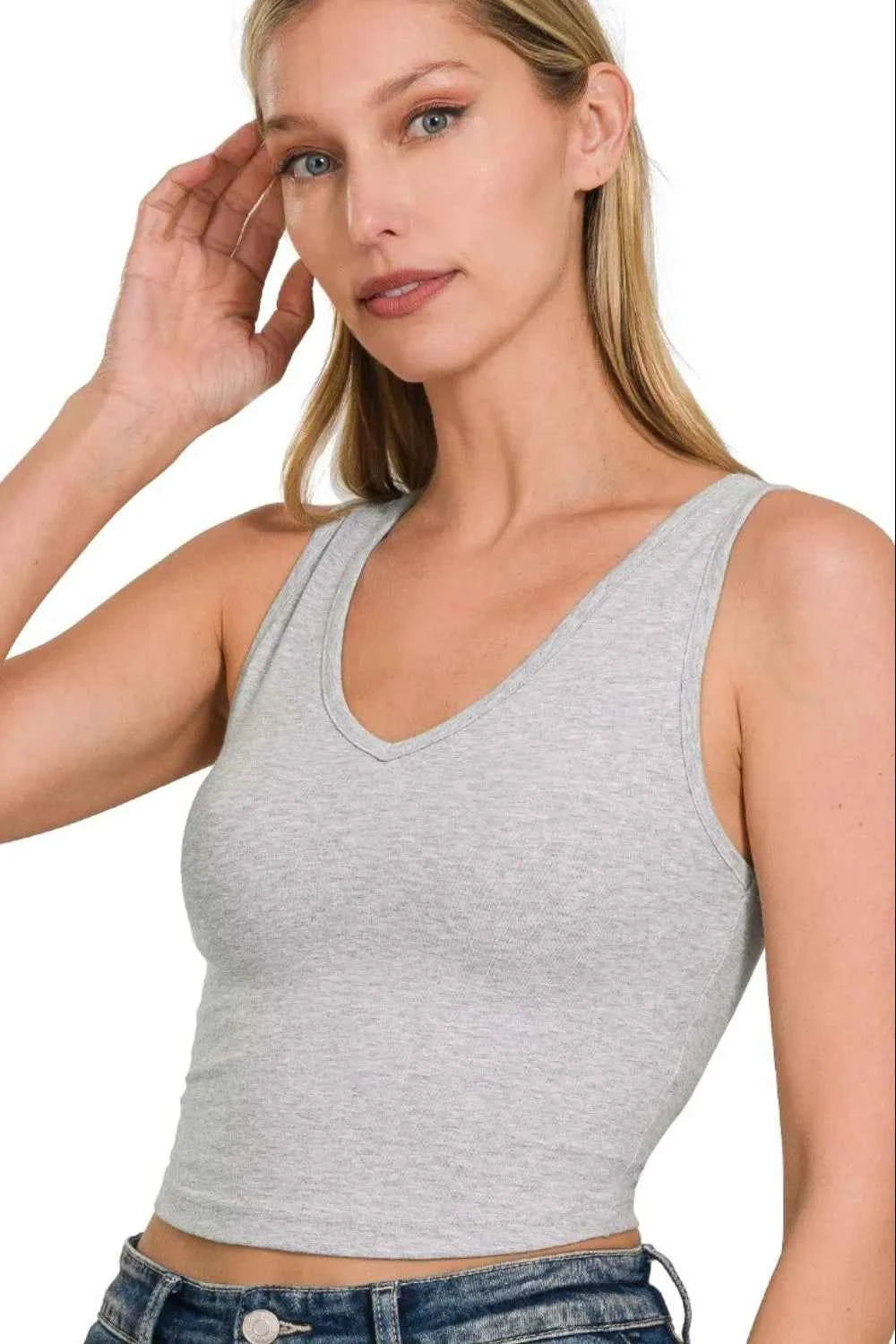 Zenana Cotton V-neck Cropped Cami Top 4f74dc18-1267-44f8-bedb-cd2655ecc868-Max-Origin