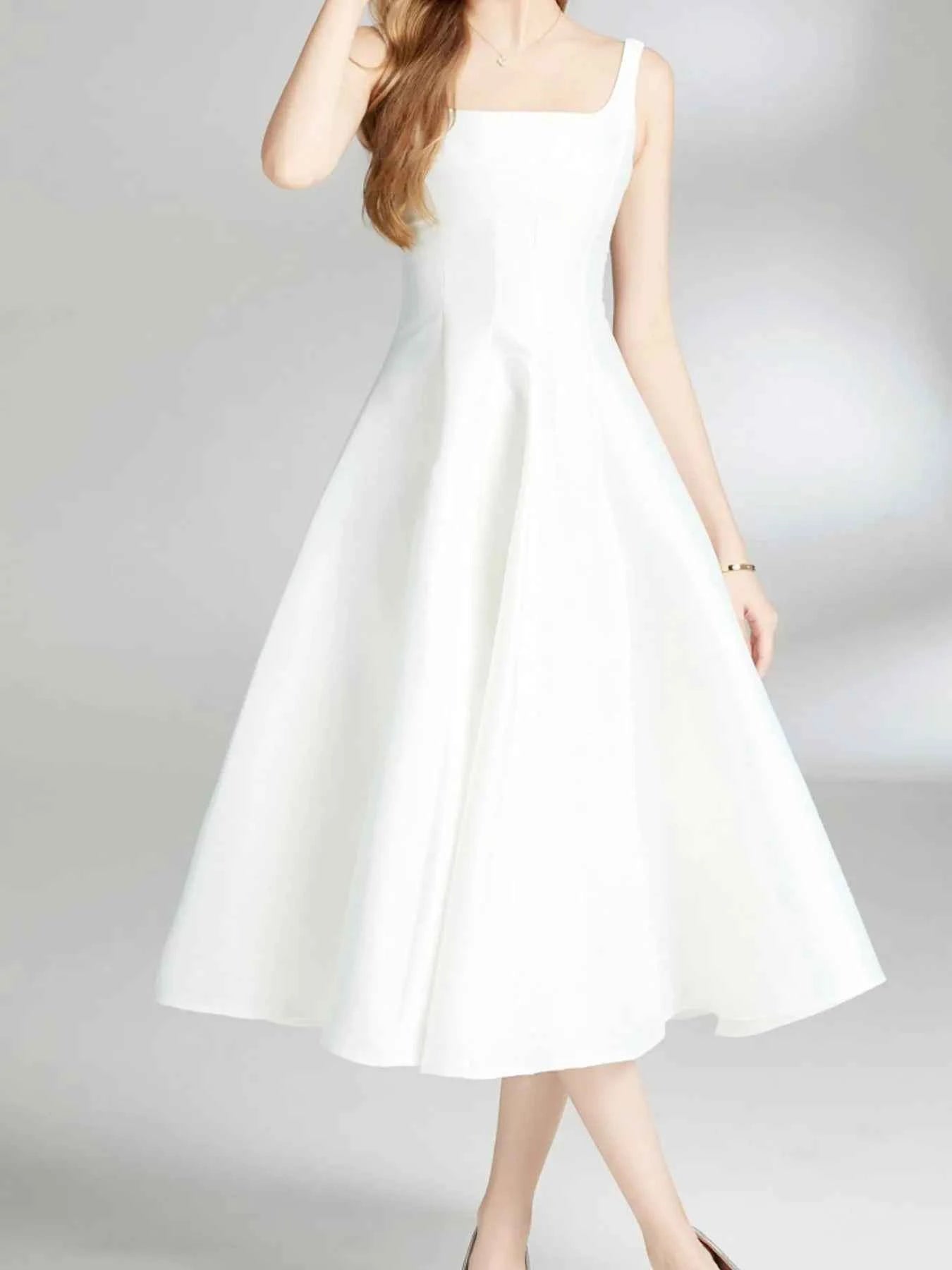 A-Line Silhouette Midi Sleeveless Dress 4f796096-efad-4784-870a-91dbe5deeb9b-Max-Origin