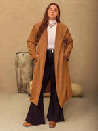 Plus Size Tied Long Sleeve Hooded Coat with Pockets 4f8b98c0-1a2c-4c3b-8a16-1f2ae4791f84-Max