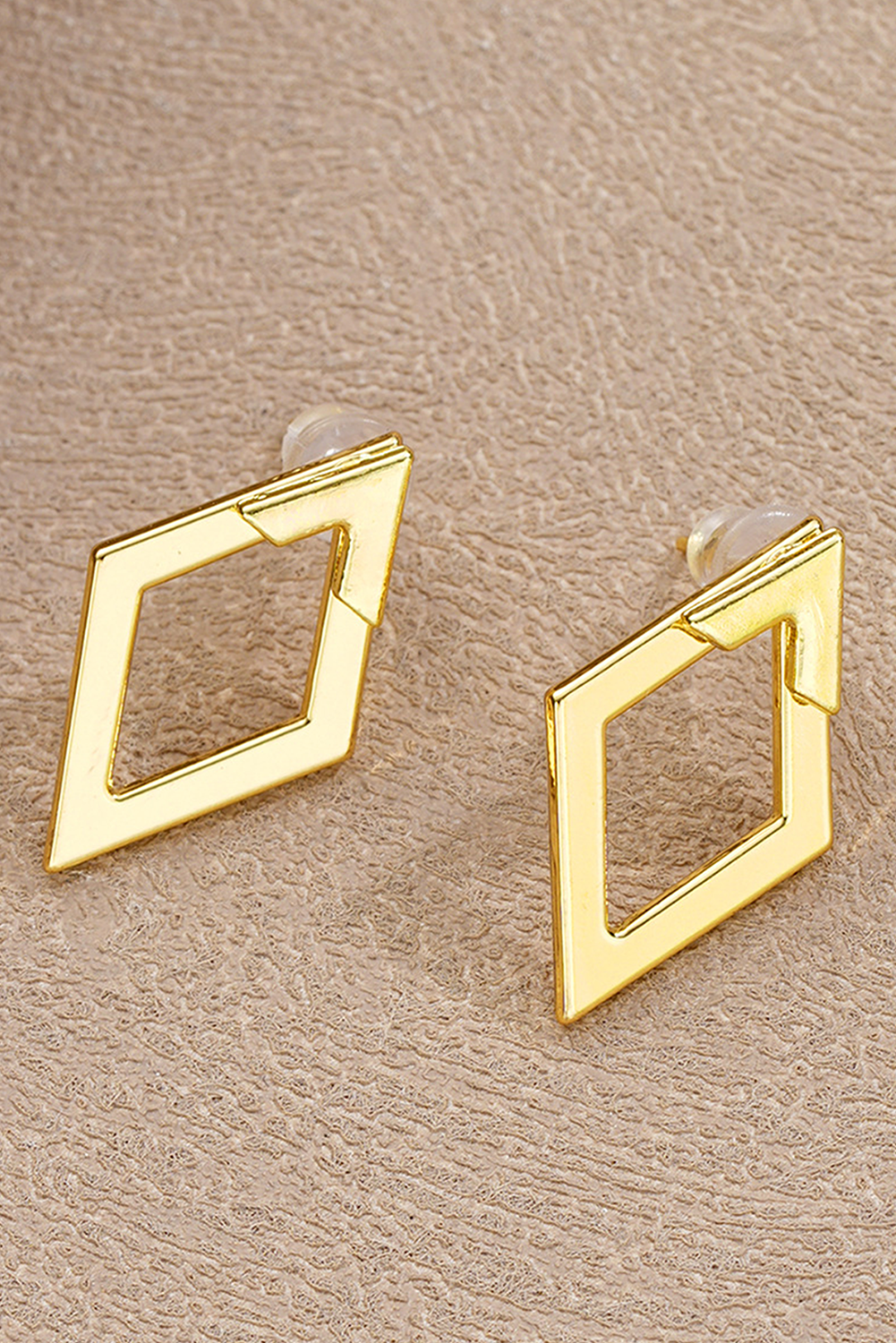 Gold Geometric Shape Stud Earrings 4fa7c7b519e78ed6