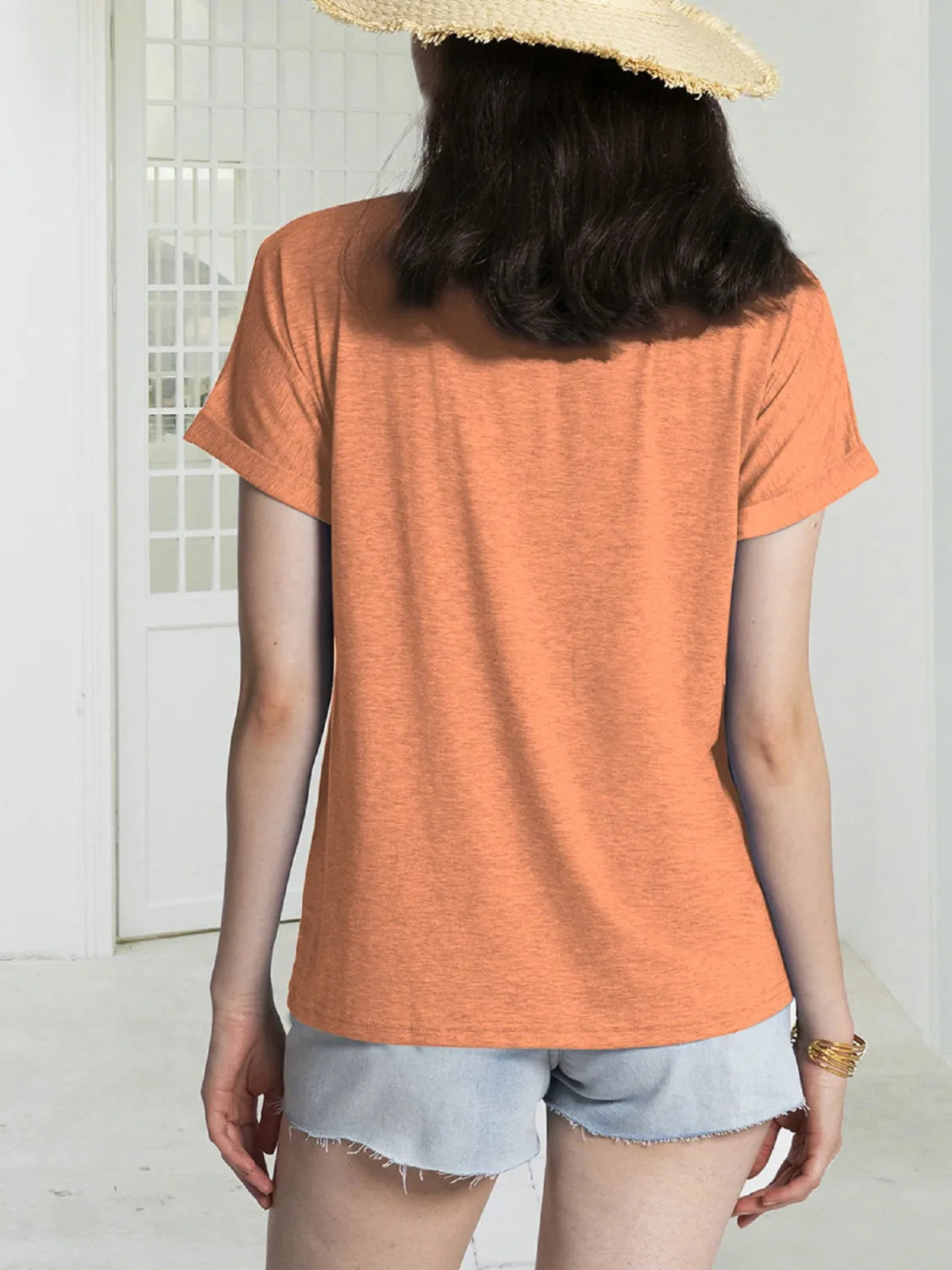 Notched Short Sleeve T-Shirt 4fdfc06b-602d-4103-82d5-c146d8e39d4e-Max-Origin