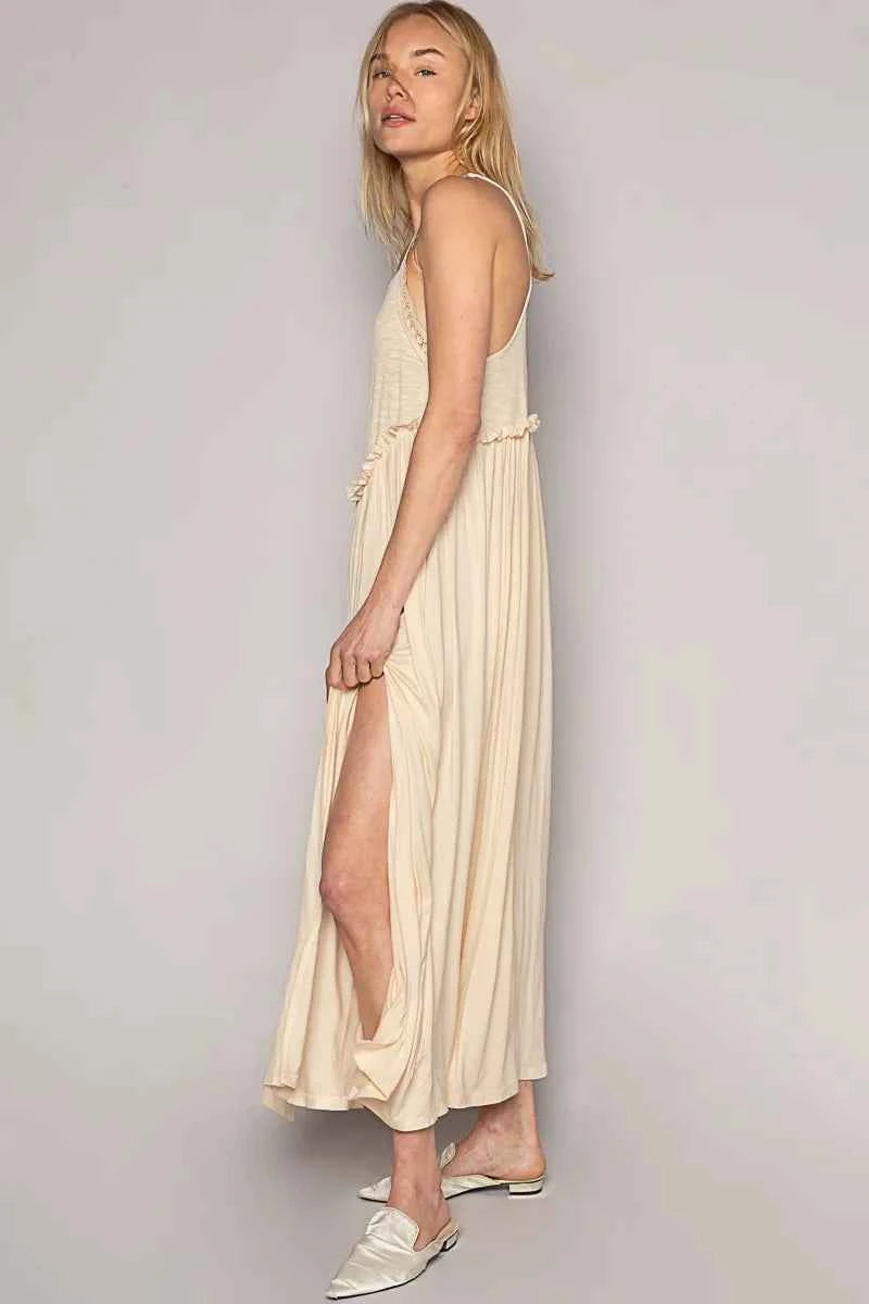 POL Frill Slit Square Neck Cami Dress 5029f324-57fa-4cf6-b40a-ebd510794c39-Max-Origin