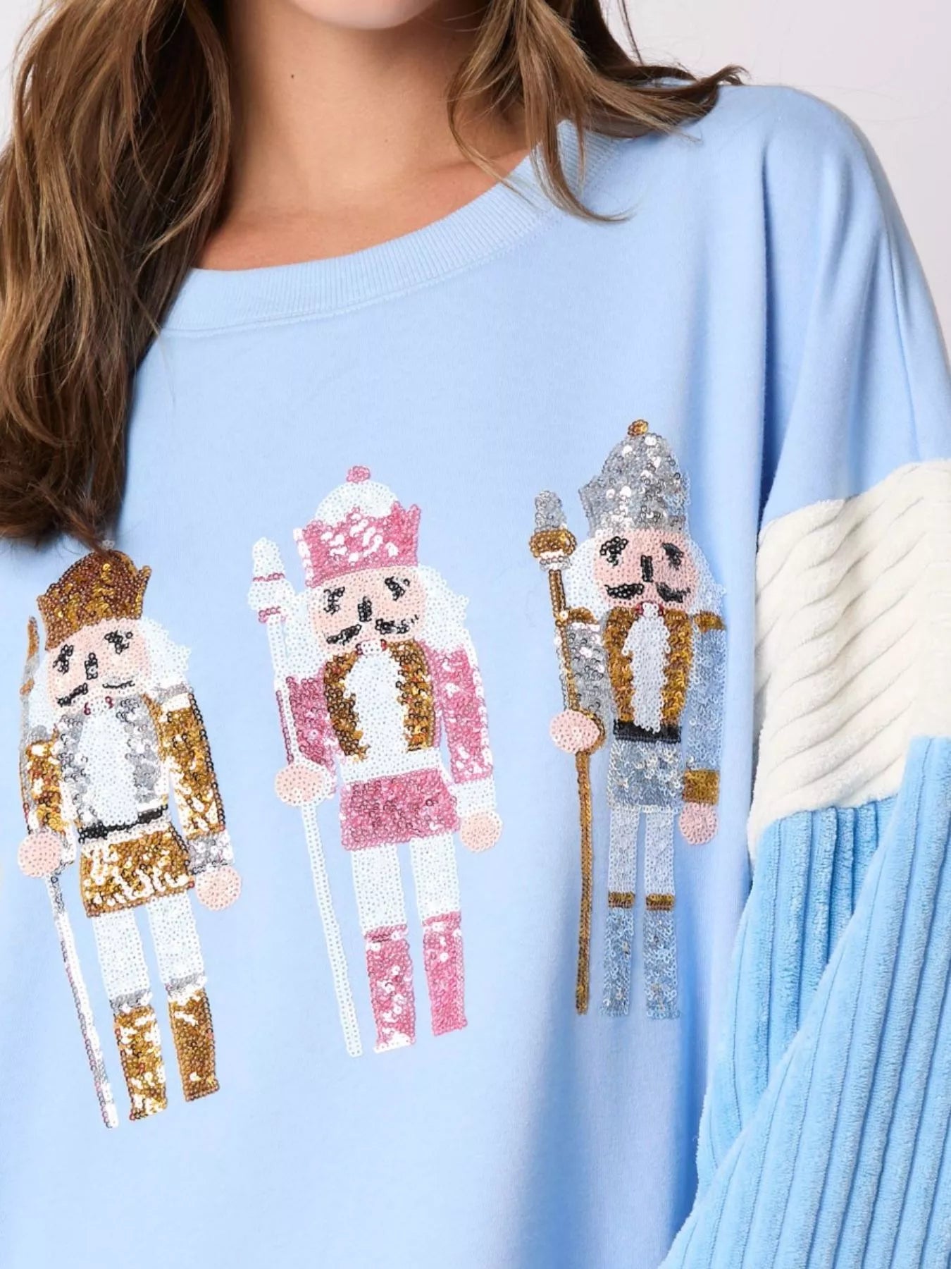 Nutcracker Long Sleeve Sweatshirt with Side Slit 504ca6f1-b5f7-4bcd-9471-d8551c9c1088-Max-Origin