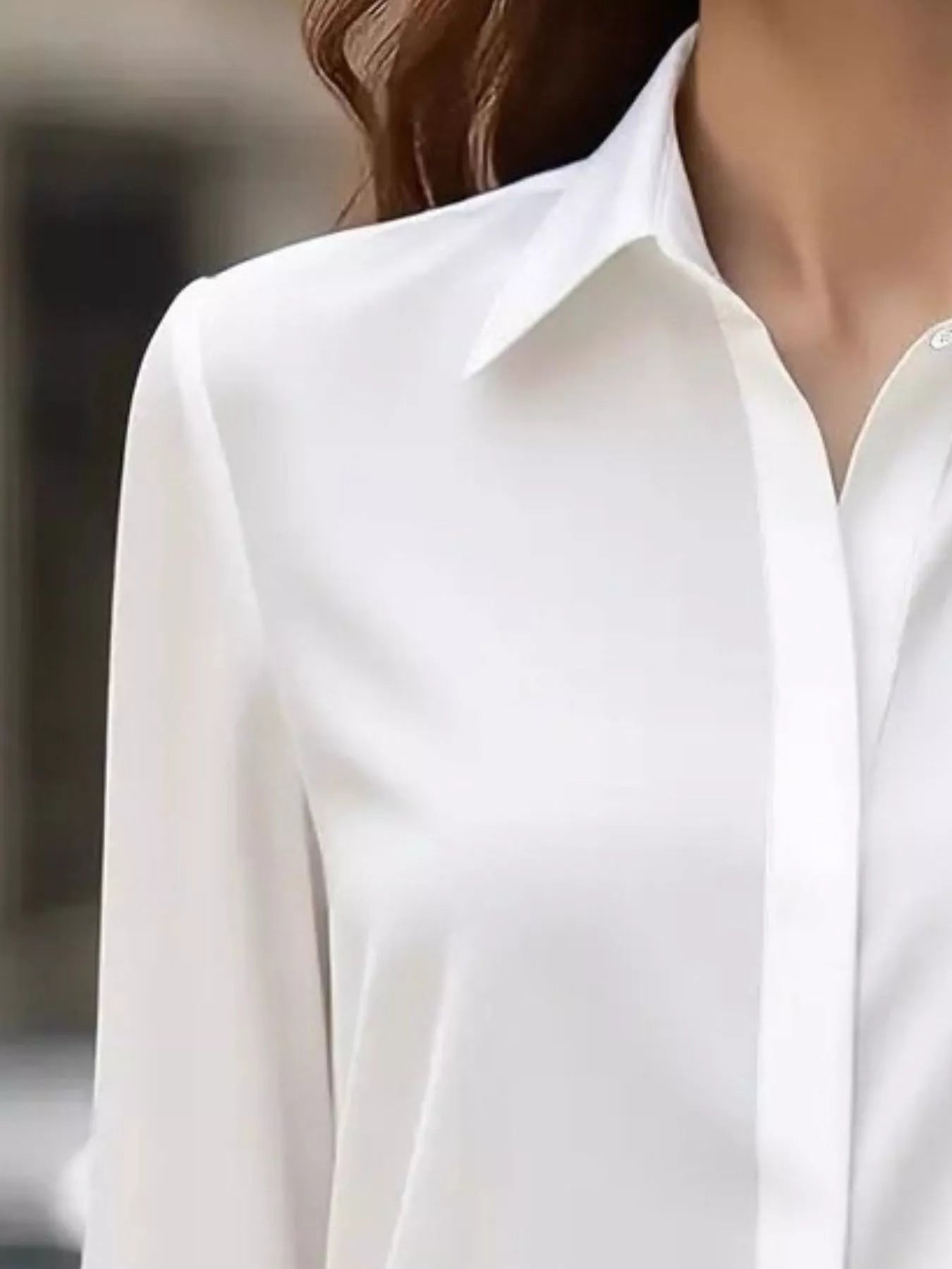 Button Down Collared Neck Long Sleeve Shirt 50647b2b-3d01-48d1-bfd4-db9bcf20ca5c-Max-Origin