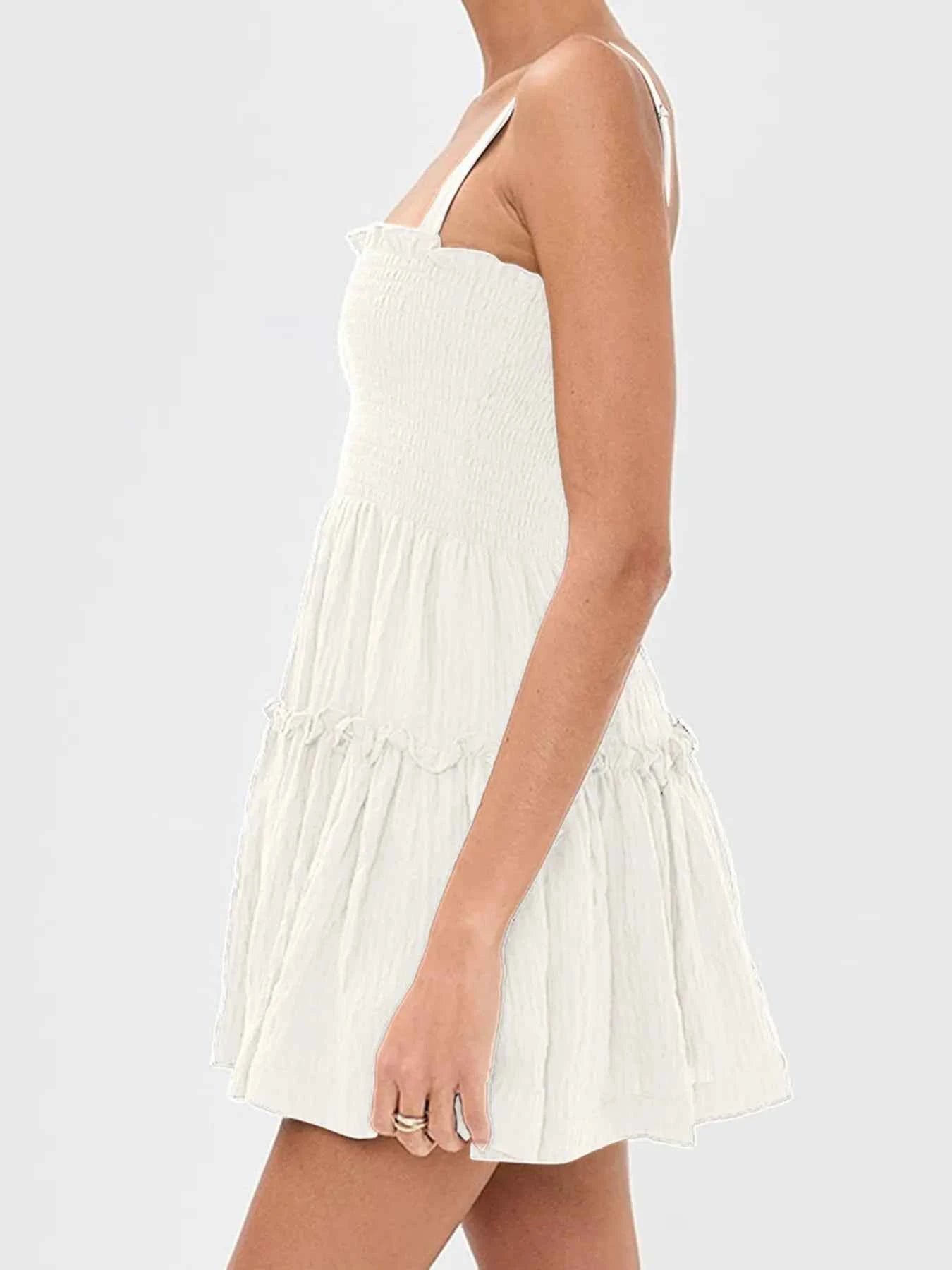 Smocked Frill Cami Mini Dress 50667994977e4eae849fd52a94394e32-Max-Origin