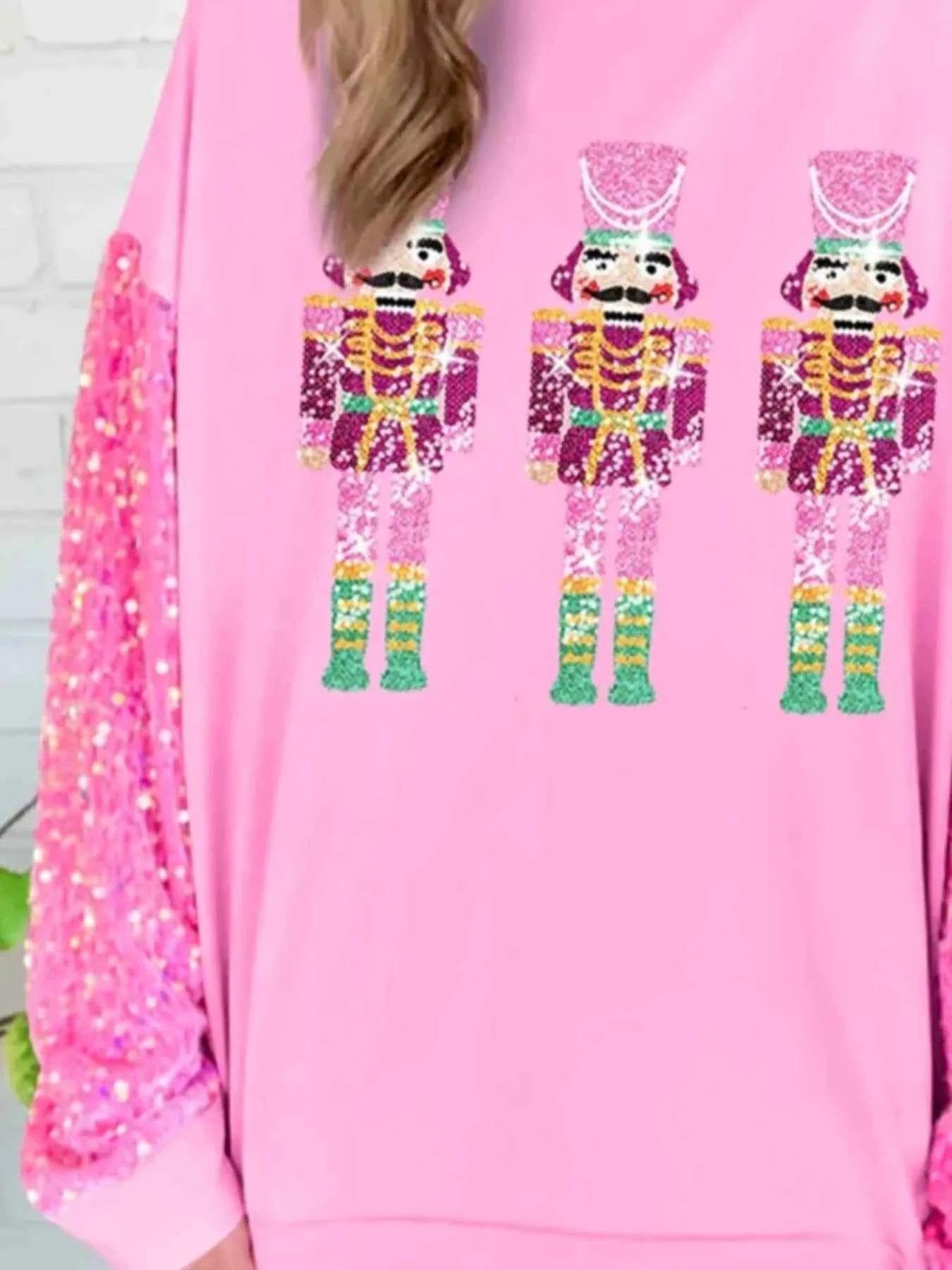 Christmas Theme Sequin Long Sleeve Sweatshirt 507ed55c-8685-4e61-9162-5b617eac1fa2-Max-Origin