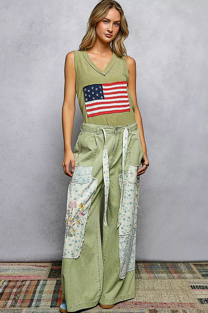 POL V-Neck Ribbed Tank with American Flag Patch and Star Back Patch 509965e6-91c4-44a4-b72d-a9e22c60f8a7-Max-Origin