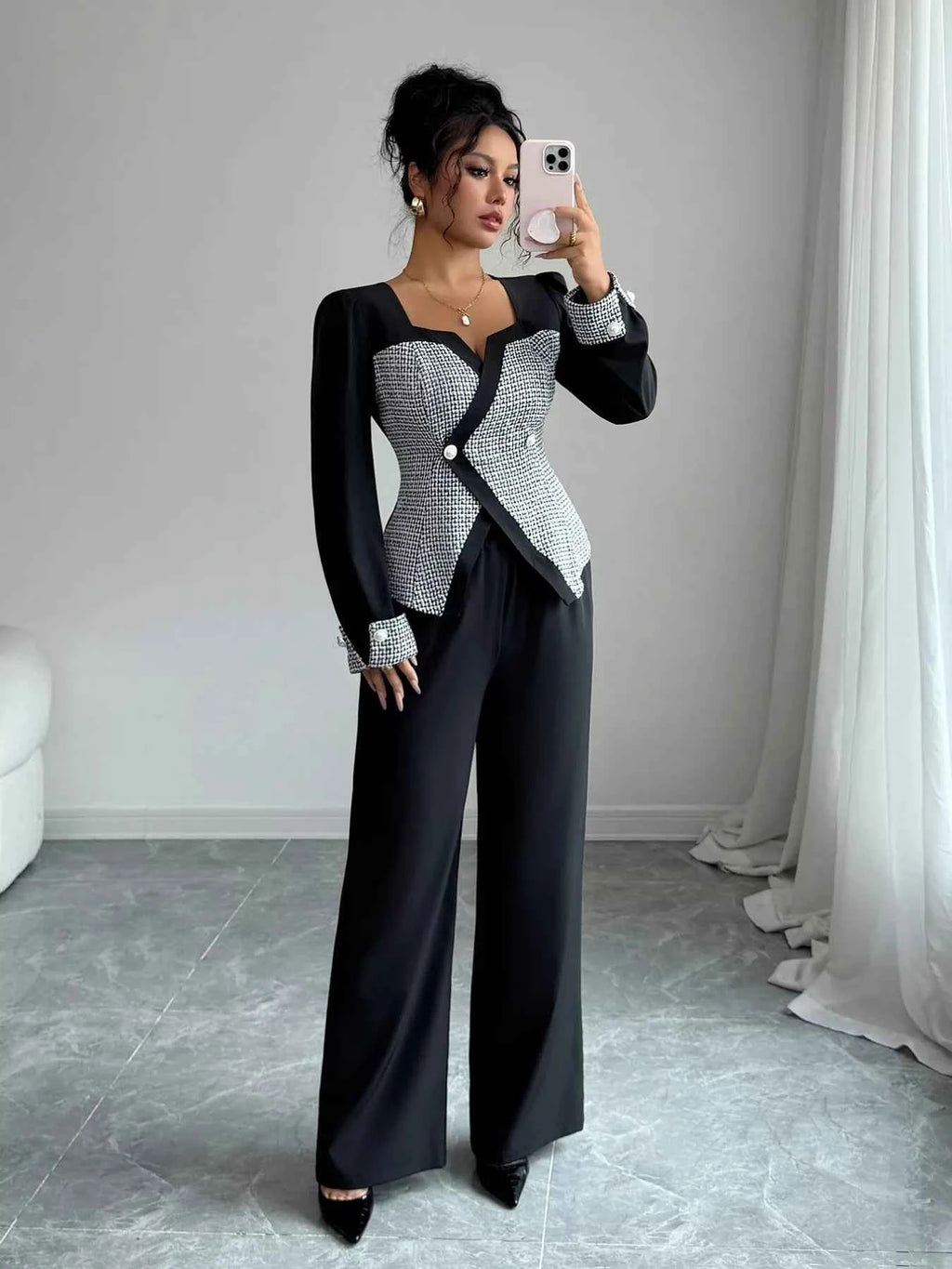 Long Sleeve Top and Wide Leg Pants Set 50be4bfc-671e-4eba-bdf5-79b0358a02a0-Max-Origin