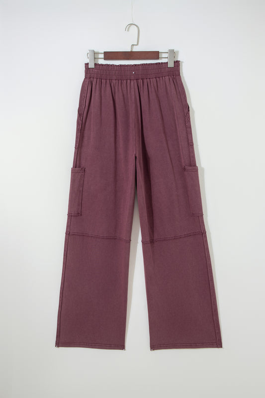 Mineral Red Mineral Wash Cargo Patched Pocket Utility Sweatpants 510ccf88f58c301f