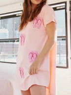 Sequin Short Sleeve Summer Tee Dress 511b4754-6a30-47fd-b865-6a4903c86c0d-Max-Origin