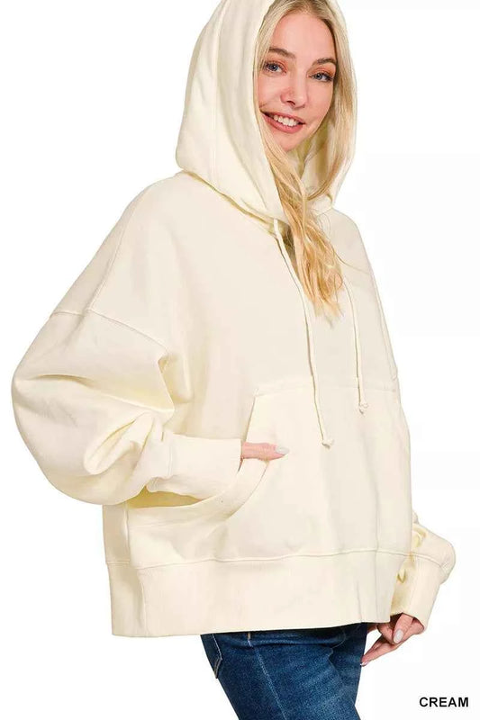 Oversized Fleece Kangaroo Pocket Hoodie 513c0601-2737-4513-98b7-a8ea03450aeb-Max-Origin