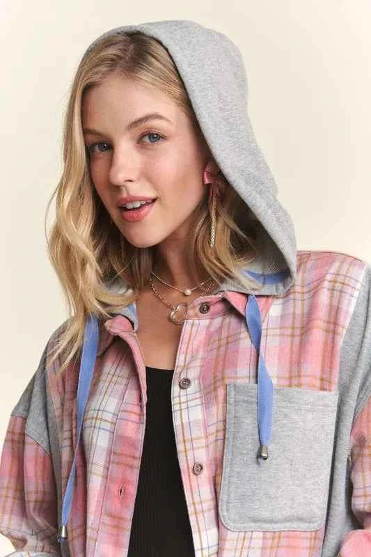 ADORA Button Down Plaid Hoodie Shacket 51761f02a6a44ec7b83bdb053dee6d71-Max-Origin