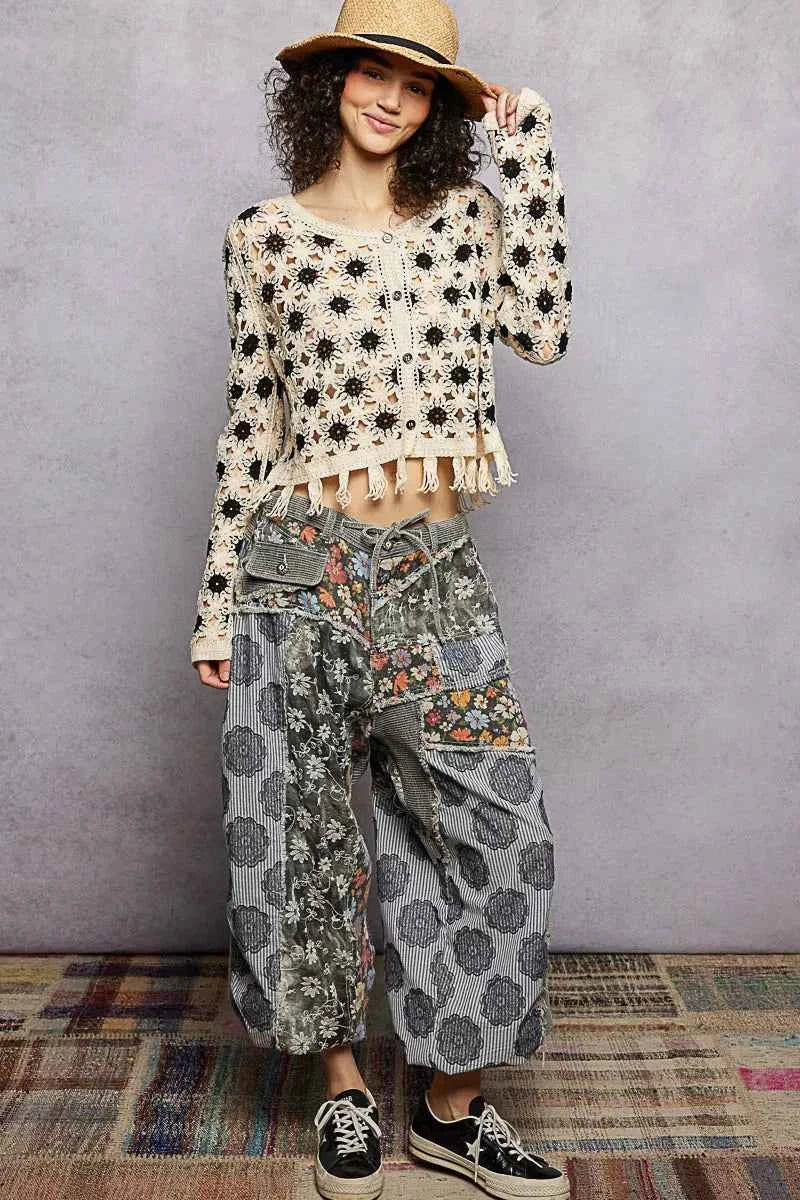 POL Openwork Floral Crochet Cardigan with Tassel Hem 5189a71f-eaaf-4d6e-96dc-8c32fa494ac5-Max-Origin