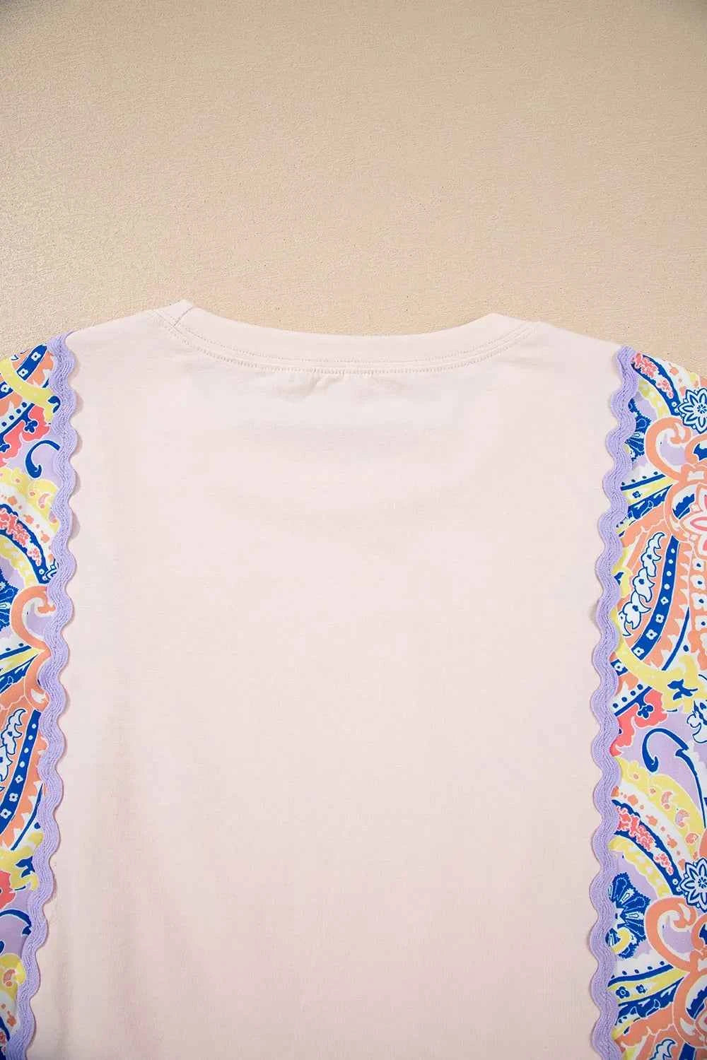 Paisley Print Plaid Long Sleeve Oversized Top 518b01f2-420e-40d6-b1a7-fb6344e4040a-Max-Origin