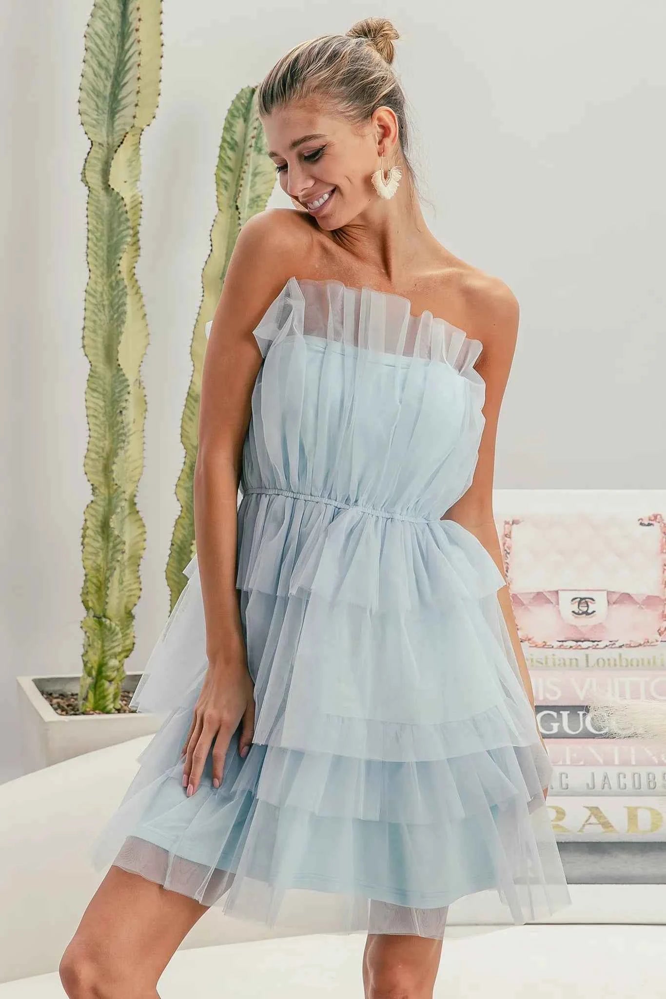 BiBi Sleeveless Layered Organza Dress 519133fcb6d84b569d4b8a108f342efa-Max-Origin