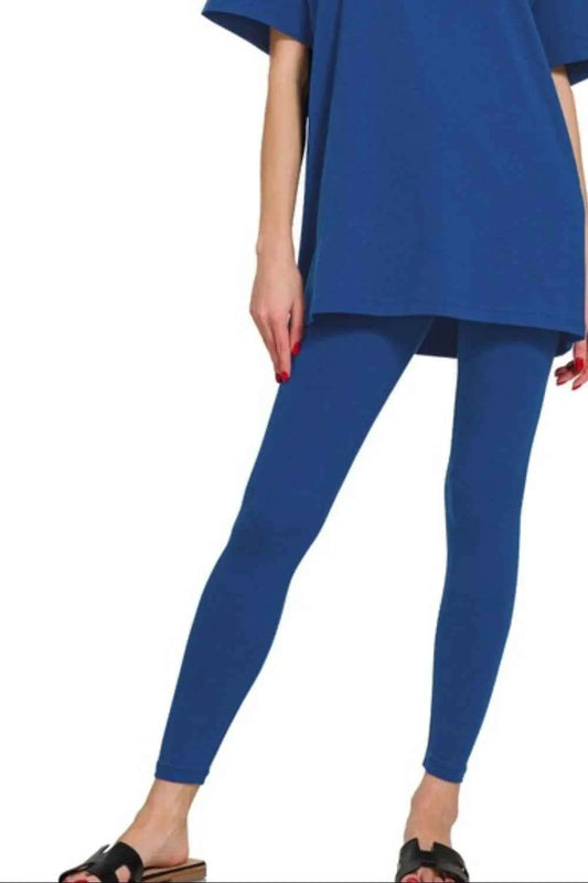 Cotton Round Neck Top & Legging Set 51abad4b-a31f-4711-80f6-7ae19948680b-Max-Origin
