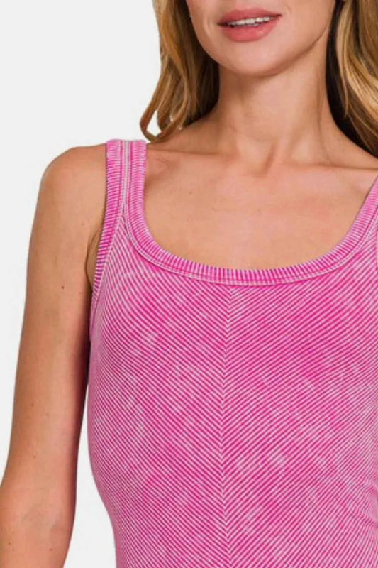 Zenana Ribbed Scoop Neck Tank 51c6d467-41b8-4a52-ac08-82fa9ba467b8-Max
