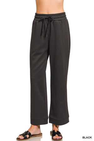 Scuba Drawstring Pants BLACK 51d4ea380692481897696025727dfab1-Max