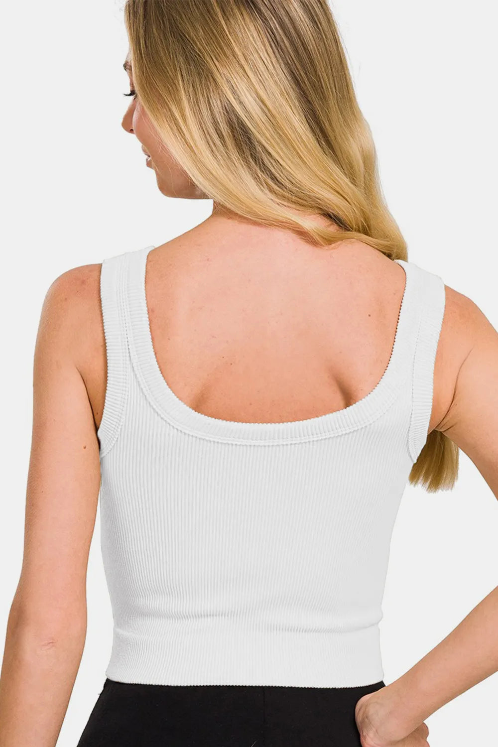 Zenana Ribbed Round Neck Cropped Tank 51e47b3a-b186-43d3-a601-c7799da3d2b3-Max