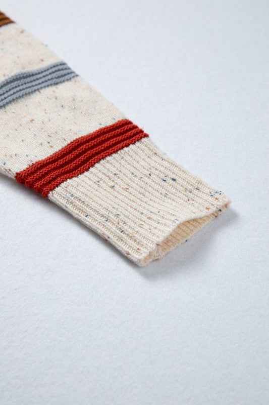 Vivienne Shoulder Heathered Knit Sweater 51f0dc7a-5f99-4f73-90cf-a1d231933096