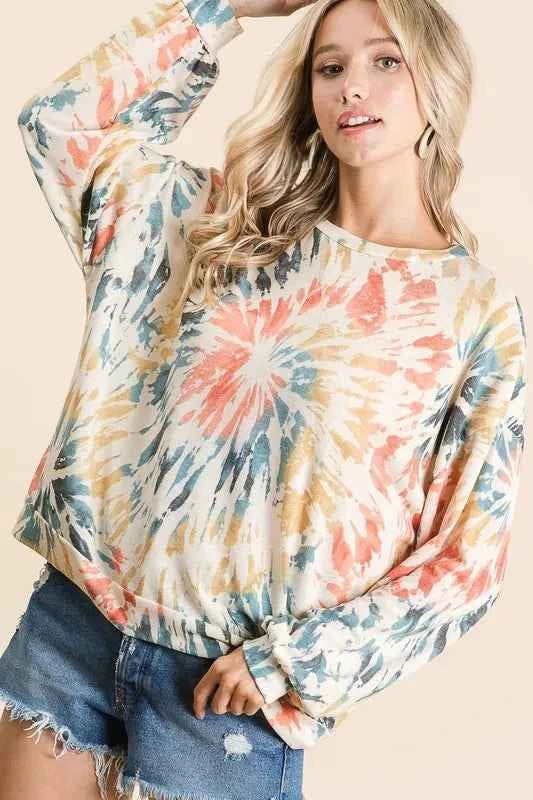 BiBi Tie Dye Print Terry Pull Over 5208096ed5094989a0ab7a84cd4cf7e3-Max-Origin