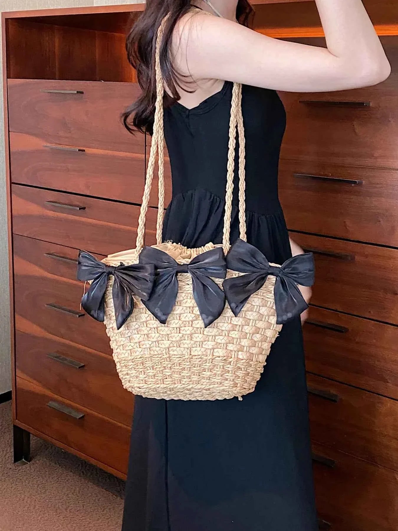 Bow Braided Shoulder Bag 521ad050018c498085fa6d72558aac01-Max-Origin